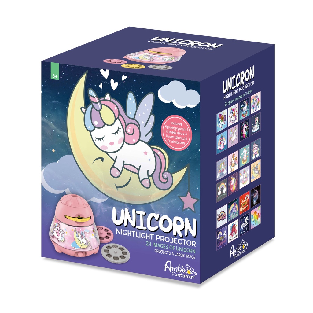 UNICORN NIGHTLIGHT & PROJECTOR-AF1601U