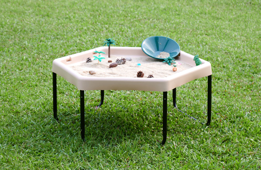 Hexagonal Tuff Tray Tan Coloured-MKS ME32966