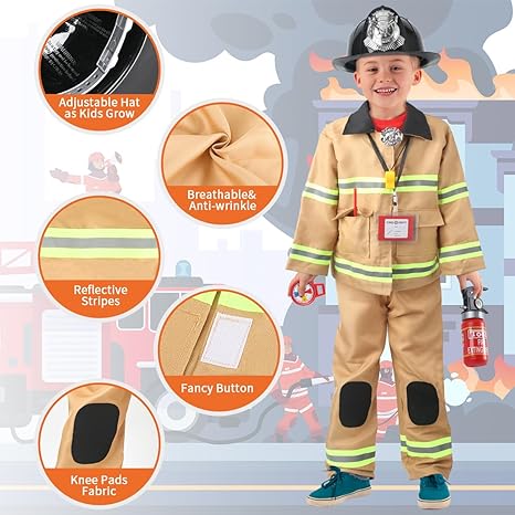 FIRE FIGHTER COSTUME - WTB 0951-8