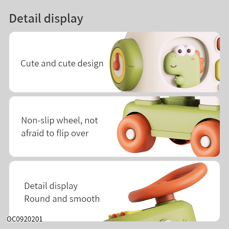 Multifunctional Ride On Walker (Green Train)-T921A