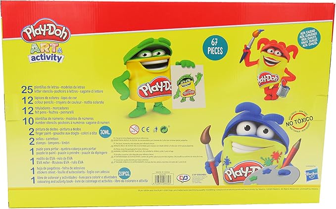 PLAY DOH 67 PIECES ART SET-GS67