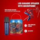 Cylinder Karaoke Machine W/ Bluetooth Mic-2607-SM