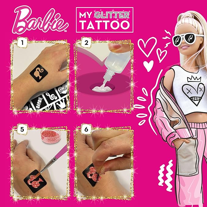 BARBIE MY GLITTER TATTOO-100958