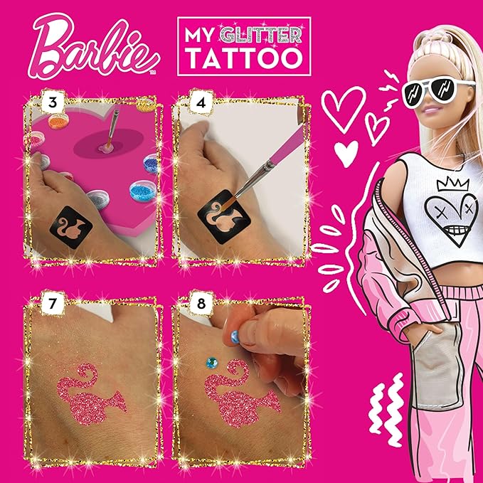BARBIE MY GLITTER TATTOO-100958