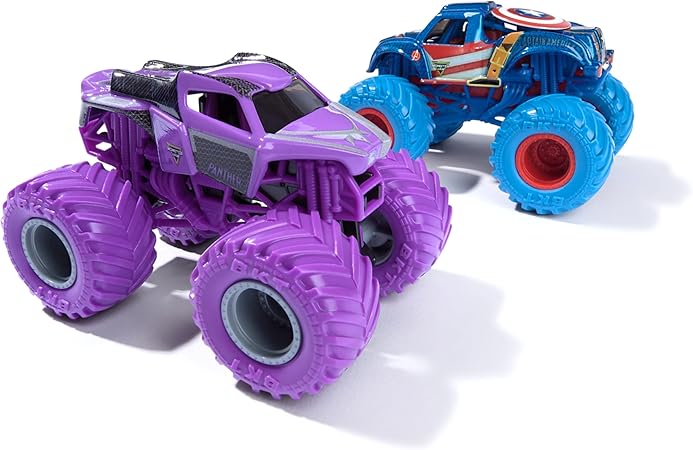 Monster Jam Marvel Vehicles 1:64 2-PK-6070555