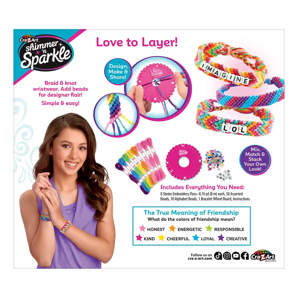  A-Z Fashion Bead Bracelet-Shimmer n sparkle 17320