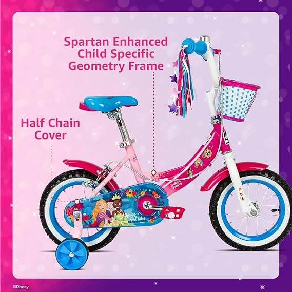 Spartan 12" Disney Princess Bicycle-SP3198