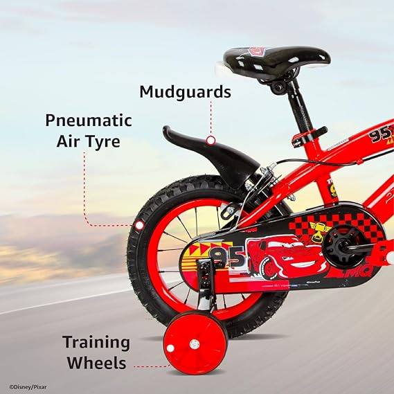 Spartan 12" Disney Cars Bicycle-SP3200