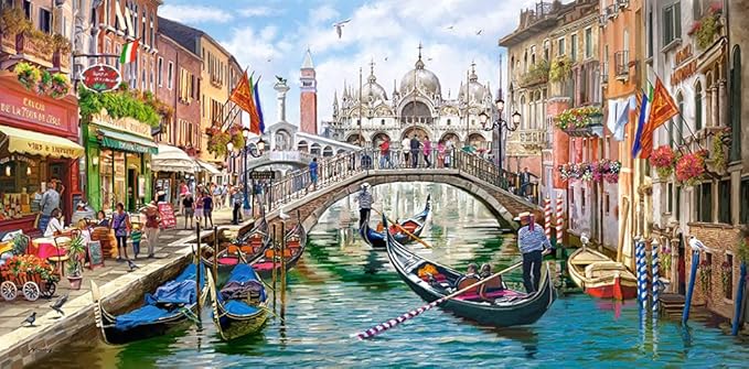 Charms of Venice Puzzle 4000 Pcs-Castor 400287-2