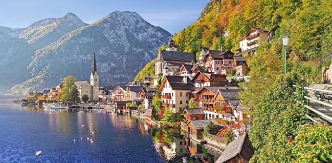 Hallstatt Austria pcs Puzzle 4000Pcs-Castor 400041-2