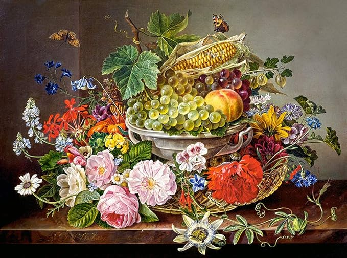Flowers & Fruit Basket pcs Puzzle 2000Pcs-Castor 200658-9