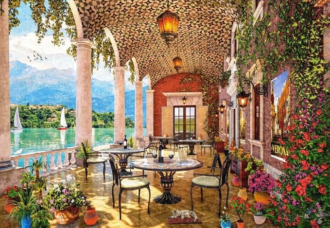 Lakeside Terrace Puzzle 1500Pcs-Castor 152186-9