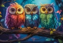 Three Little Owls Puzzle 1000Pcs-Castor 105175-9