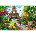 Spring in Paris Puzzle 1000Pcs-Castor 104840-9