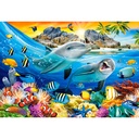 Dolphins in the Tropics Puzzle 1000Pcs-Castor 104611-9
