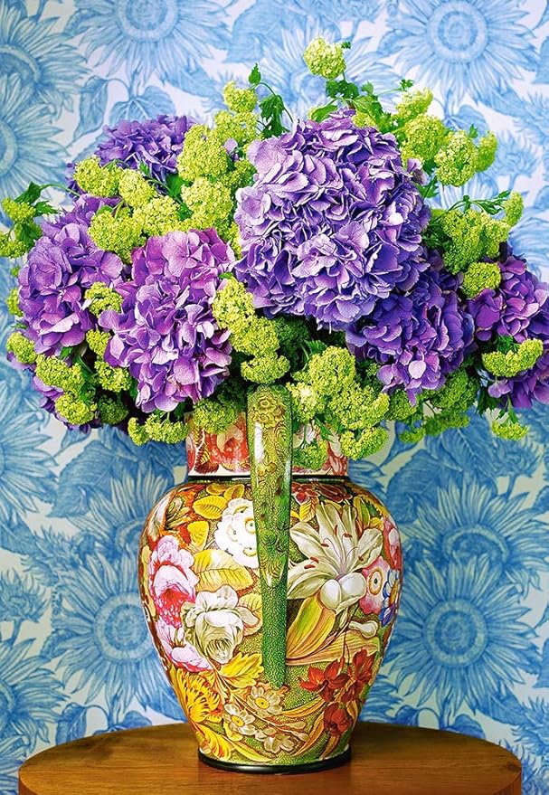 Bouquet of Hydrangeas Puzzle 1000Pcs-Castor 104352-9