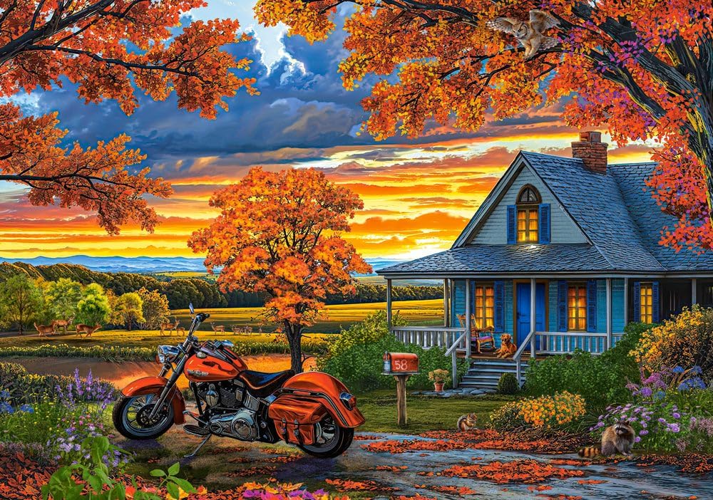 Autumn Ride Puzzle 500Pcs-Castor B54077-6
