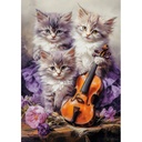 Musical Kittens Puzzle  500Pcs-Castor B53988-6