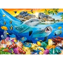 Dolphins in the Tropics Puzzle 100 pcs-Castor B111169-6