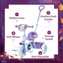 Spartan Disney Frozen Tricycle with Pushbar-SP5012