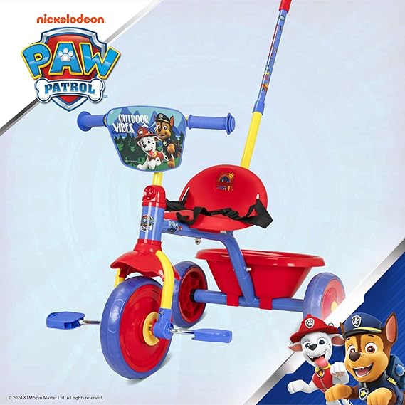 Spartan Marvel Spiderman Tricycle with Pushbar-SP5013