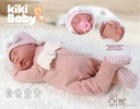 16'' SLEEPING NEWBORN PINK- KIKIBABY 2128
