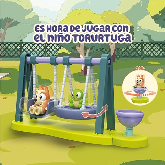 BLUEY S12 MINI PLAYSET TURTLE BOY PLAYGROUND-17978