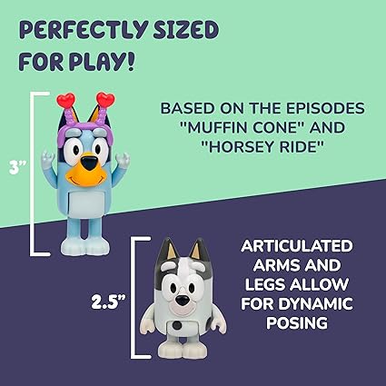 BLUEY S13 FIGURE 2PKS MUFFIN-18913