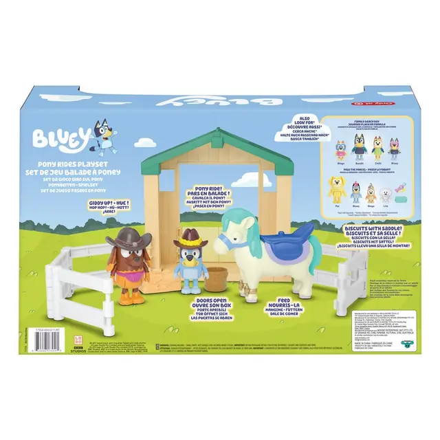 BLUEY S9 PONY RIDES PLAYSET -17554