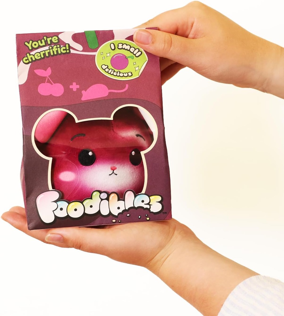 Foodibles Series Scented Plushies  Cherry Mouse-2749