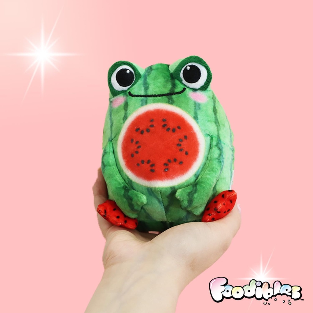 Foodibles Series 1 Plushies Asst  Watermelon Frog-2756