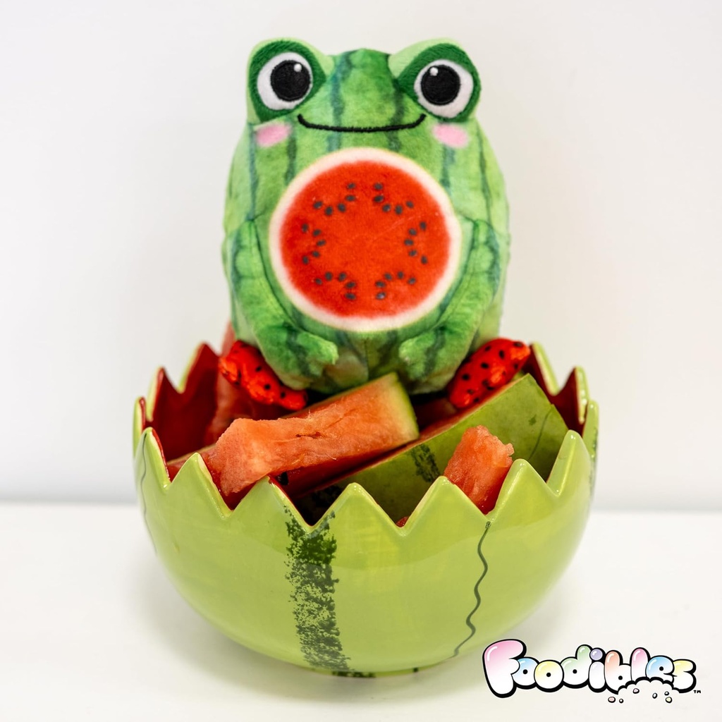 Foodibles Series 1 Plushies Asst  Watermelon Frog-2756
