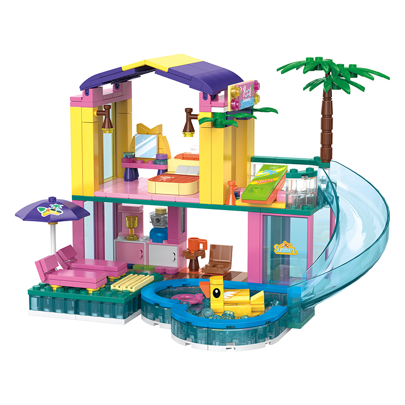 COGO Resort Pool Villa 380PCS- 4589