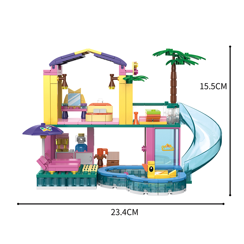 COGO Resort Pool Villa 380PCS- 4589