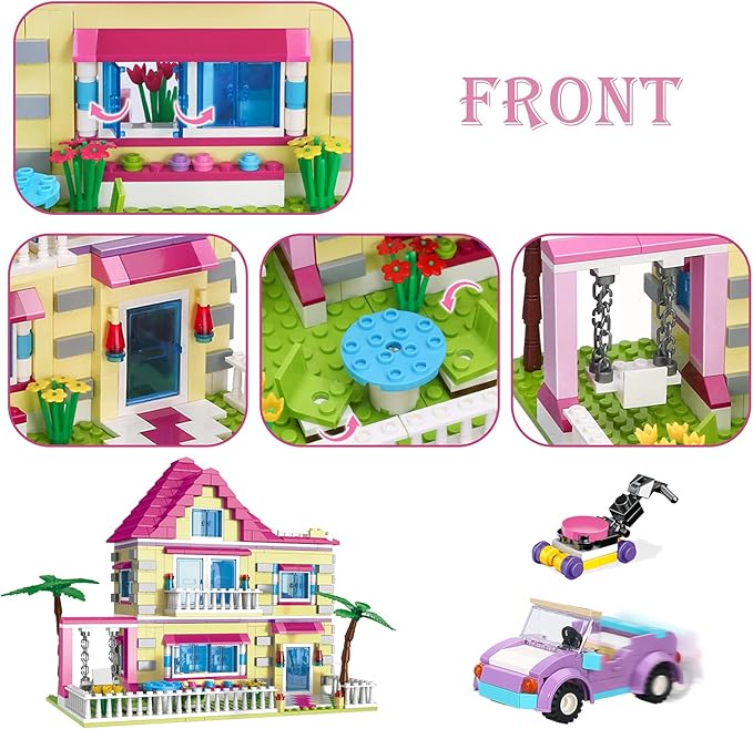 Princess beach house 346PCS- COGO 4512
