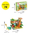 Feelo Dinosaur Catapult Slide 78 Pcs-FL2321