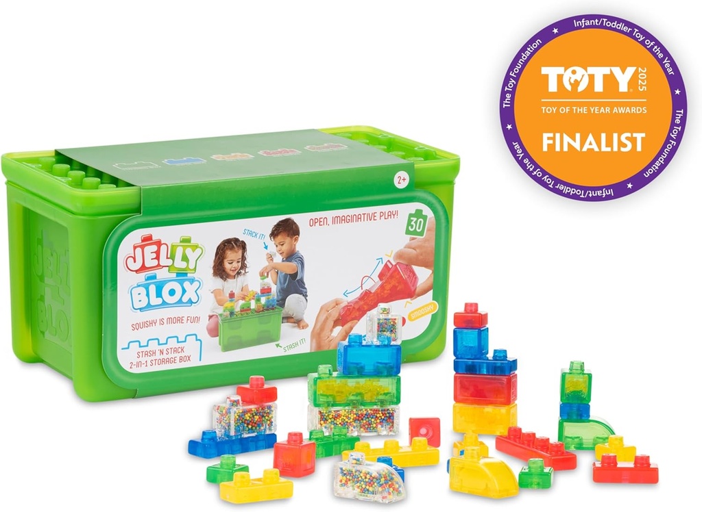 Jelly Blox  Stash & Stack  2in1 Storage Case -931693