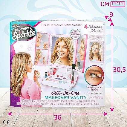 All-in-One Makeover Vanity-Shimmer N Sparkle 17359