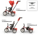 BENTLEY TRICYCLE  6 IN 1 TRIKES SPRUCE RED-BN1R