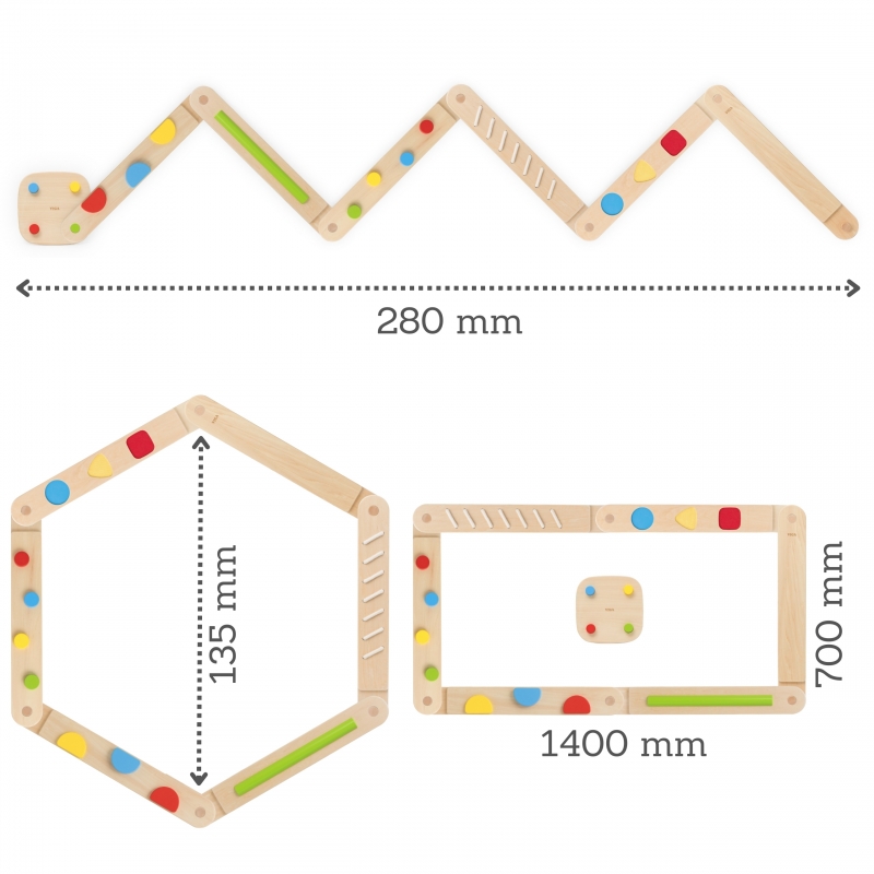 Sensory Balance Beam Set-Viga 44792