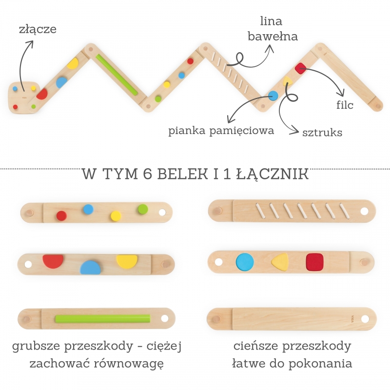 Sensory Balance Beam Set-Viga 44792