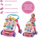 FIRST STEPS BABY WALKER PINK-505653