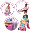 FIRST STEPS BABY WALKER PINK-505653