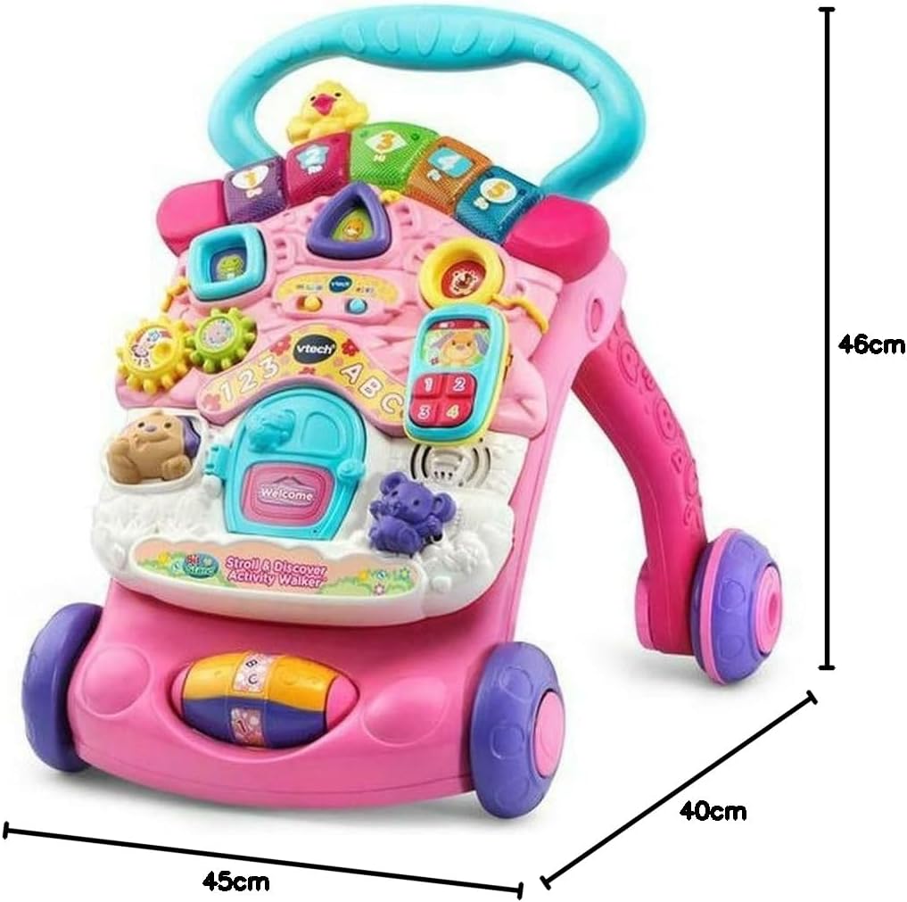 FIRST STEPS BABY WALKER PINK-505653