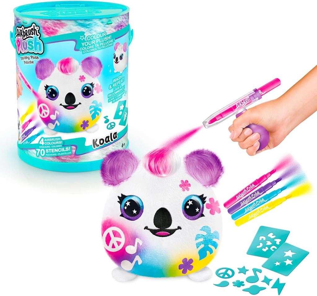 Airbrush Plush Squish Pals Paint Can-OFG266