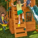 Kidkraft Ridgeview Wooden Swing Set-B270855