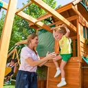 Kidkraft Ridgeview Wooden Swing Set-B270855