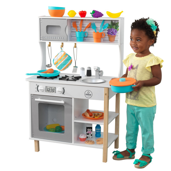 KIDKRAFT All Time Play Kitchen w Accessories-53370