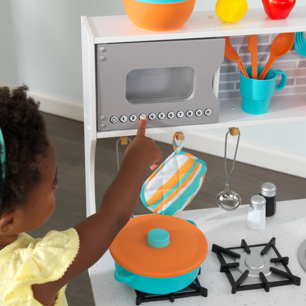KIDKRAFT All Time Play Kitchen w Accessories-53370