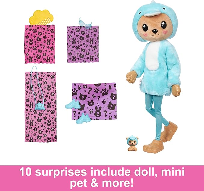 Barbie Cutie Reveal Togetherness Bear -JFV60